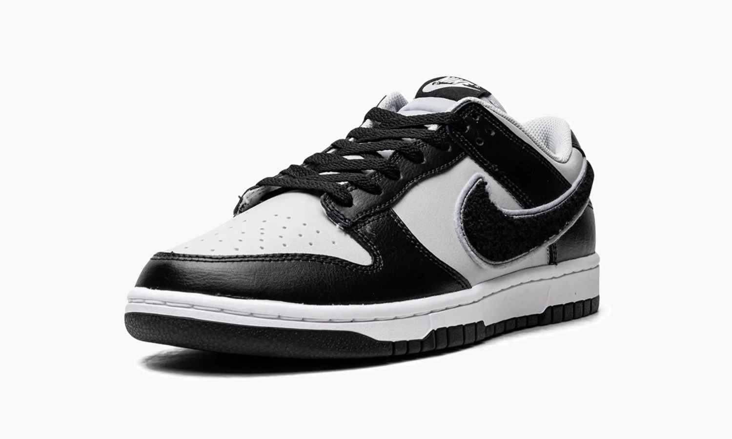 Nike Dunk Low "Chenille Swoosh Black Grey" 