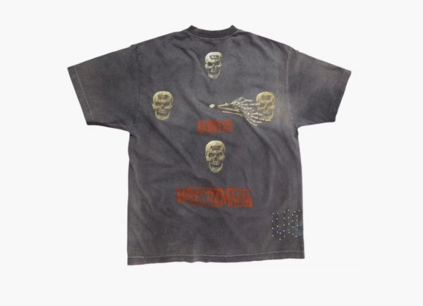 Cactus Jack by Travis Scott x WWE No Bystanders T-Shirt Stone Cold Steve Austin Black  Cactus Jack by Travis Scott x WWE No Bystanders T-Shirt Stone Cold Steve Austin Black