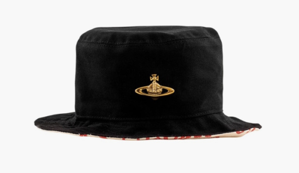 Vivienne Westwood Cotton Bucket Hat Black 
