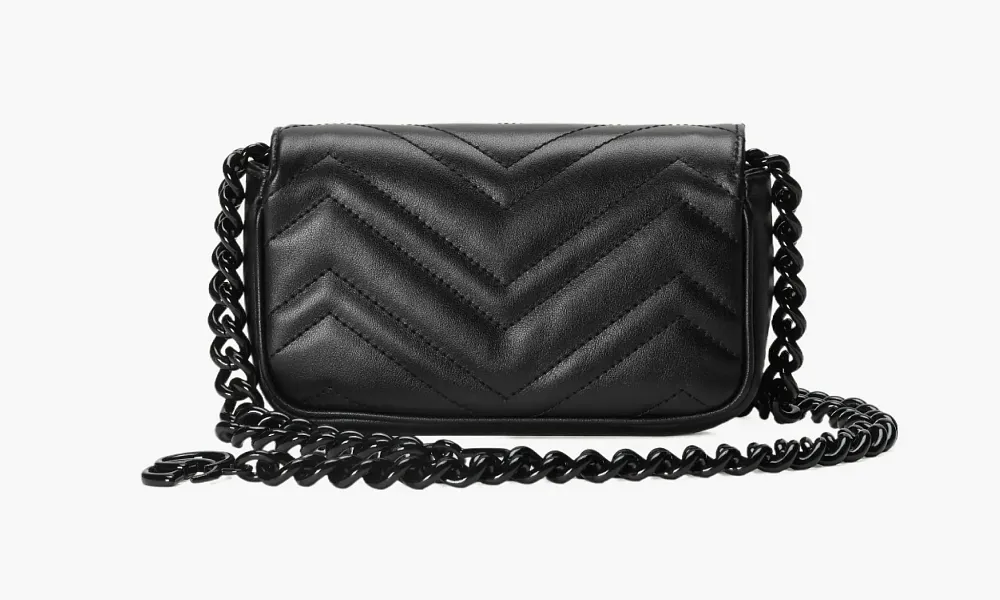 Gucci Gg Marmont Belt Bag Black