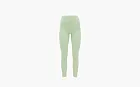 Sporty & Rich Green Runner Script Leggings Apple Green
