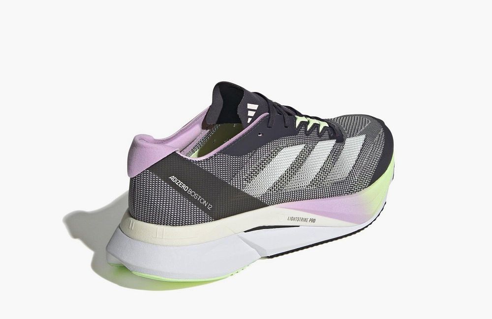 Adidas Adizero Boston 12 Black Green Spark