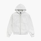 Stussy Box Crown Zip Hoodie Ash Heather