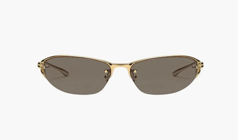 Gentle Monster Futura 03 Sunglasses Gold / Brown