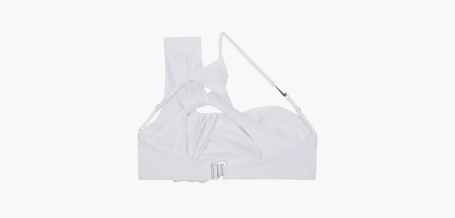 Nike x Jacquemus La Brassière Drapée Sports Bra White 