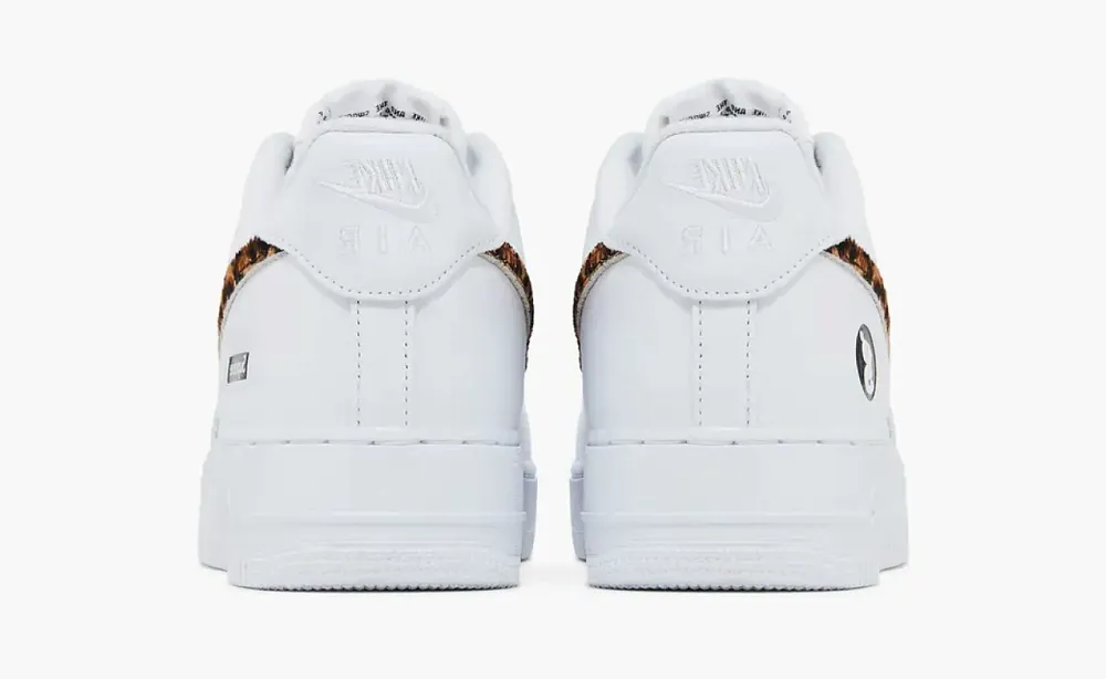 Supreme x GOODENOUGH x Air Force 1 Low White Cheetah Print