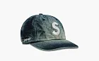 Supreme Cordura Denim S Logo 6-Panel Bleached Indigo
