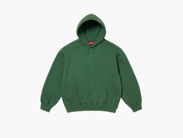 Supreme Frayed Hooded Sweatshirt Pine  Supreme Frayed Hooded Sweatshirt Pine