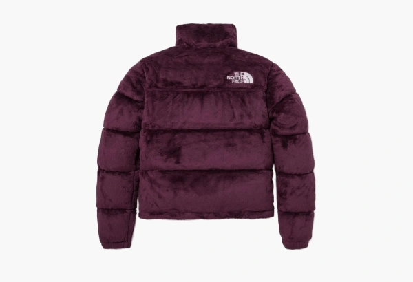 The North Face Versa Velour Nuptse Puffer Jacket Burgundy  The North Face Versa Velour Nuptse Puffer Jacket Burgundy