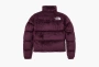 The North Face Versa Velour Nuptse Puffer Jacket Burgundy  The North Face Versa Velour Nuptse Puffer Jacket Burgundy