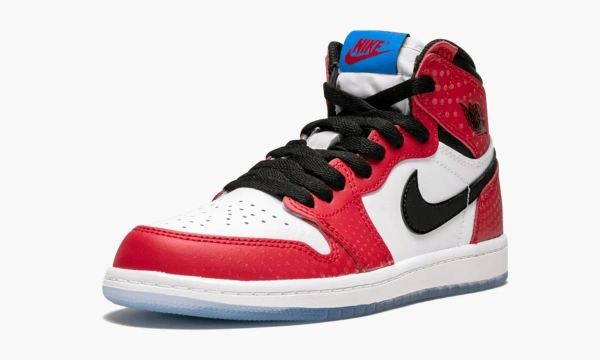 Air Jordan 1 Retro High OG PS Spider-man Origin Story Kids 