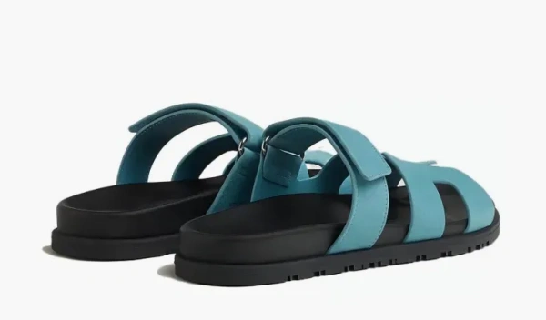 Hermes Chypre Slide Slippers WMNS Blue