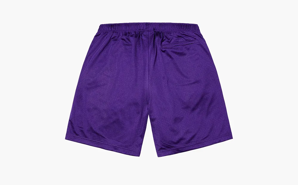 Supreme Small Box Baggy Mesh Short  Purple