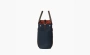 HERMES Waterproof Canvas Equestrian Bag Blue 