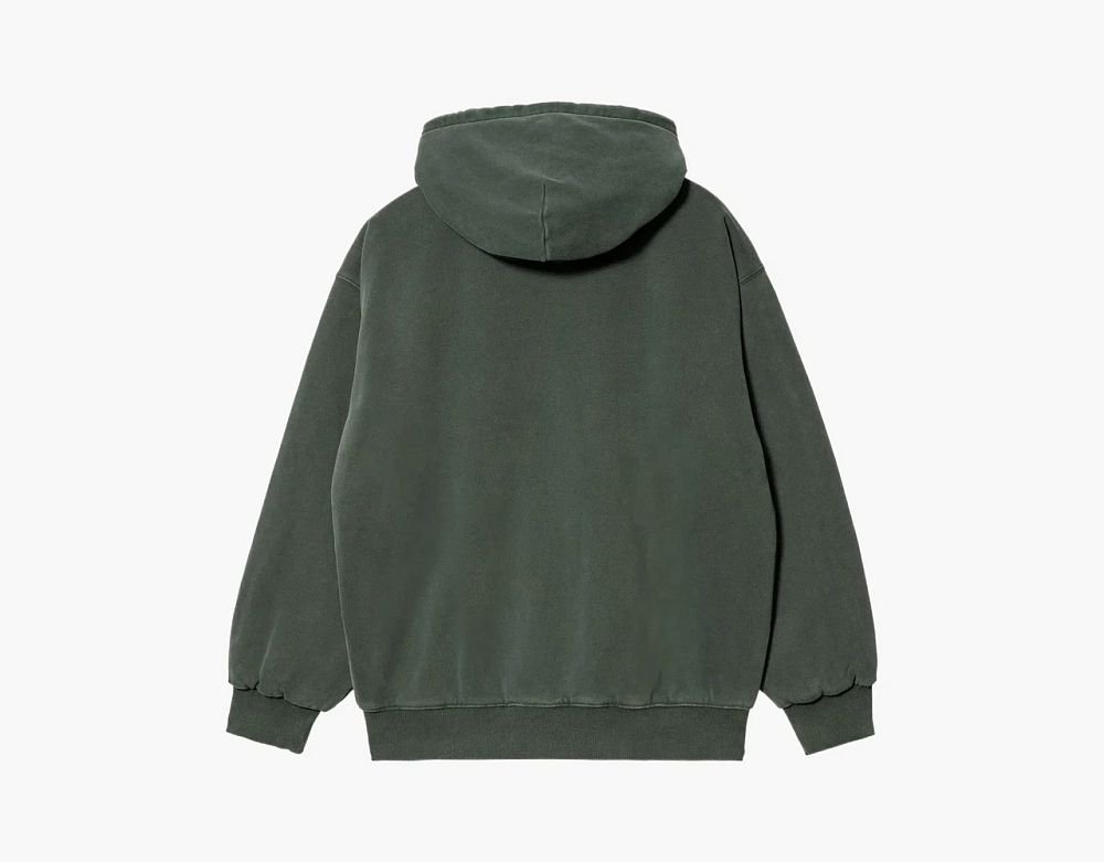 Carhartt WIP Hooded Zip Sweatshirt Green