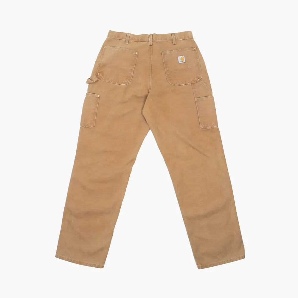 Carhartt Double Knee Floral Carpenter Pants Brown