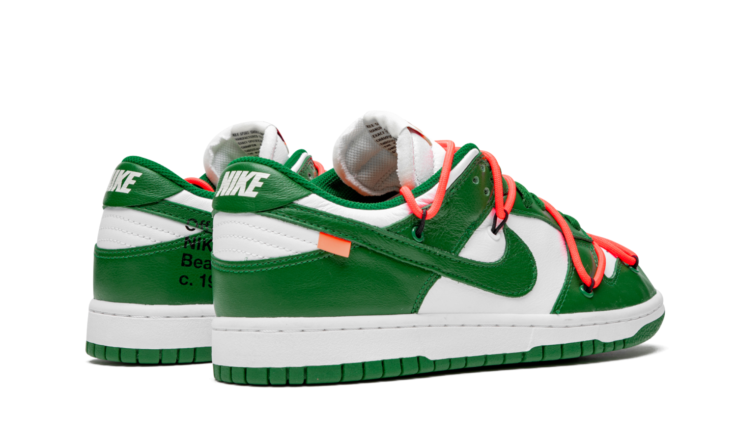 фото Dunk Low “Off-White - Pine Green” (Nike Dunk Low)-CT0856 100