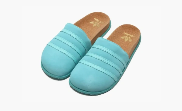 Adidas Adimule Leather Slide Easy Mint