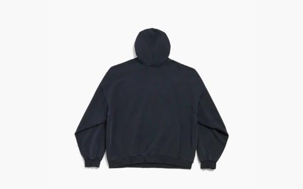 Balenciaga Hoodie SS25 Men's Black  Balenciaga Hoodie SS25 Men's Black