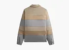 Kith Stripe Microsuede Tanner Pullover Sandrift