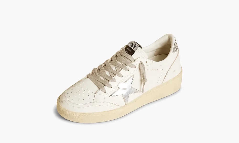 Golden Goose Ball Star WMNS White Silver