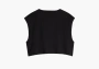 Celine Triomphe Top In Cotton Jersey Black 