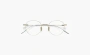 Gentle Monster Titanium Alloy Round Eyeglass Frames Unisex Gold 