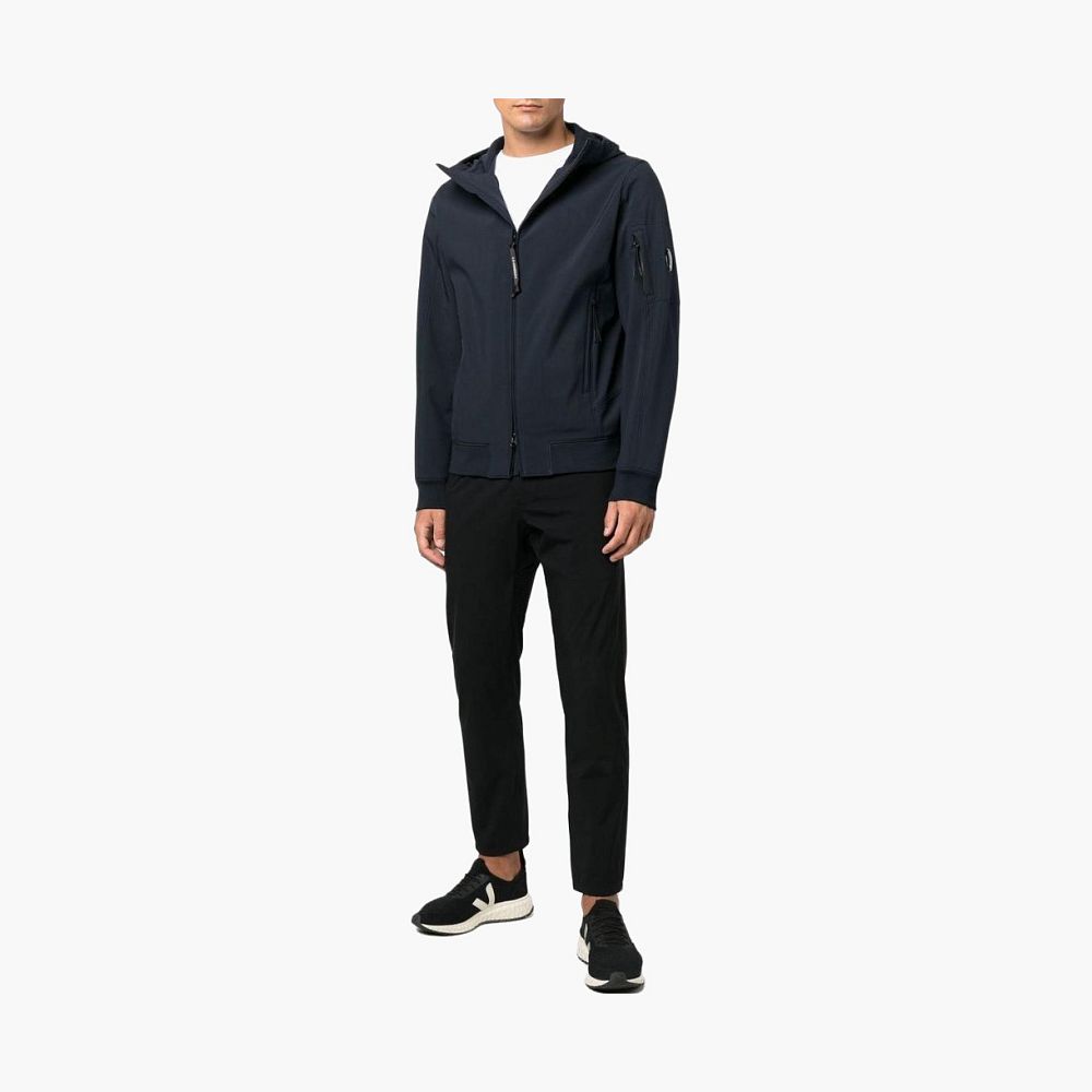 C.P. Company Lens-Detail Hooded Jacket Blue