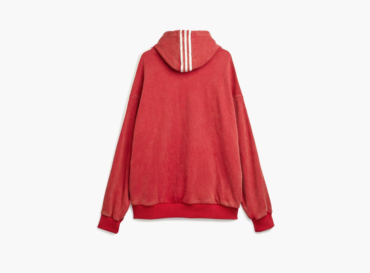 Adidas Originals x Avavav Shoulderless Hoodie "Power Red" 