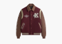Kith Wool & Microsuede Varsity Jacket Magma 