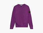 Stone Island Badge Logo Crewneck Magenta
