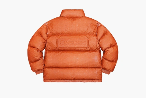 Supreme Reflective Speckled Down Puffer Jacket Orange  Supreme Reflective Speckled Down Puffer Jacket Orange