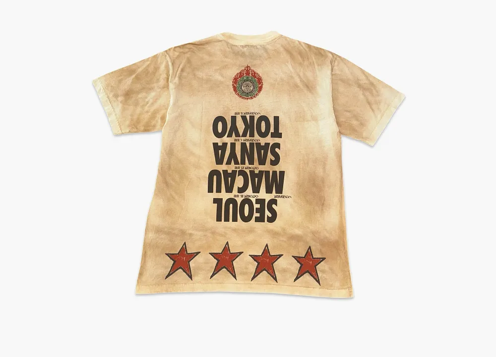 Travis Scott Circus Maximus Stadium Tour 25 T-Shirt Tan