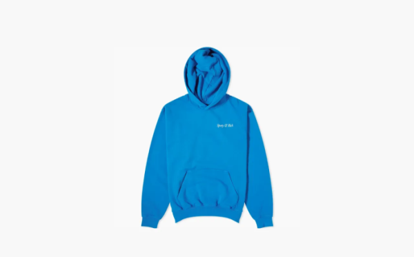 Sporty & Rich HWCNY Hoodie Royal Blue & White 