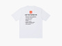 Palace x McDonald's Description T-Shirt "White Description 2" 