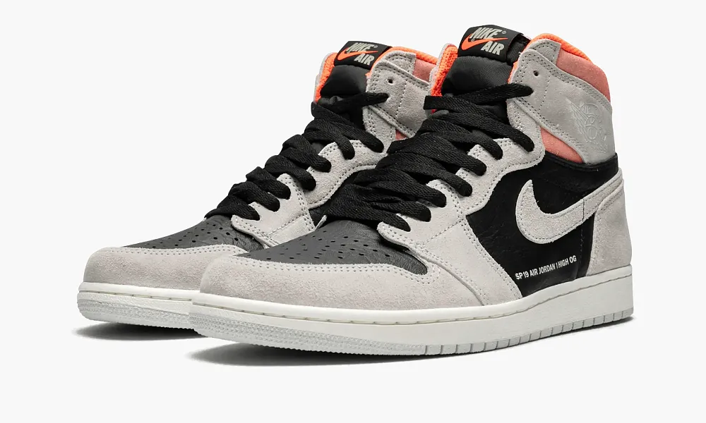 Air Jordan 1 High OG Neutral Grey / Hyper Crimson