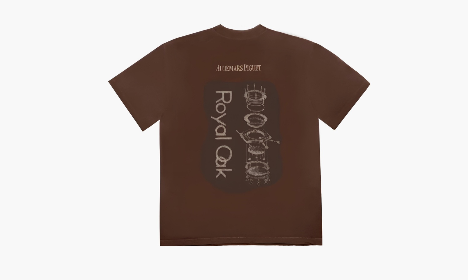 фото Travis Scott X Audemars Piguet T-shirt "Brown" (Футболки)-CJAP-SS06