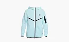 Nike Tech Full-Zip Windrunner Hoodie Glacier Blue