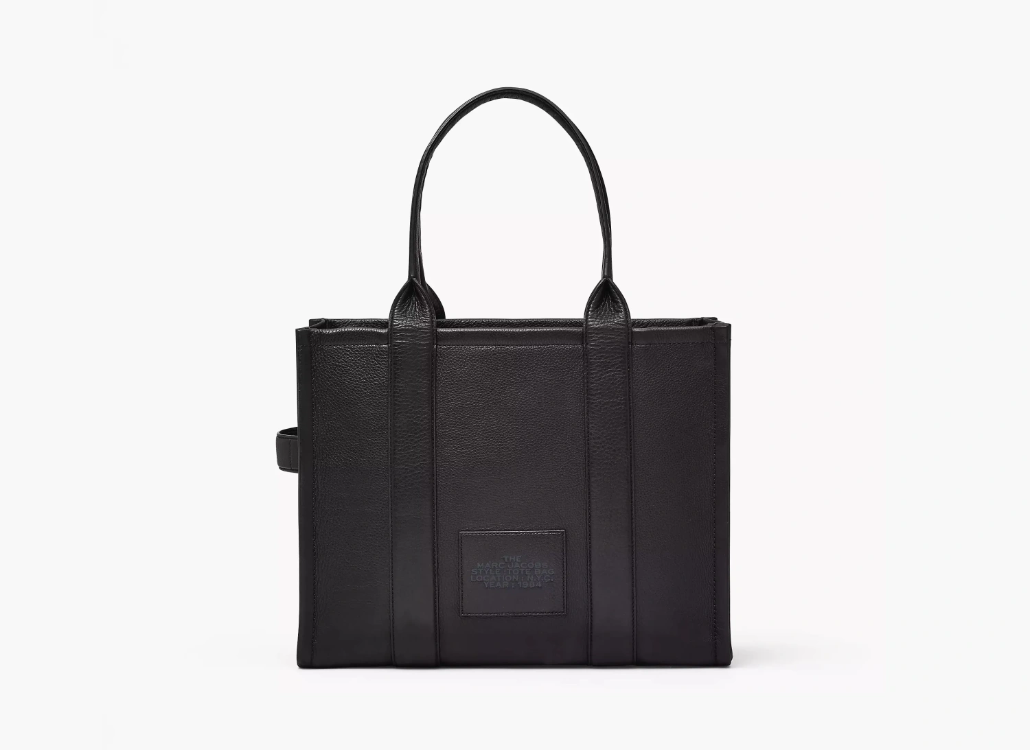 Marc Jacobs The Leather Large Tote Bag Black 