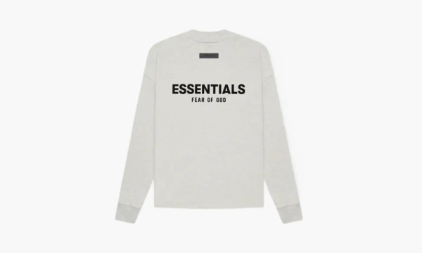 Fear Of God Essentials Long Sleeve Ss22 Tee Light Oatmeal  Fear Of God Essentials Long Sleeve Ss22 Tee Light Oatmeal