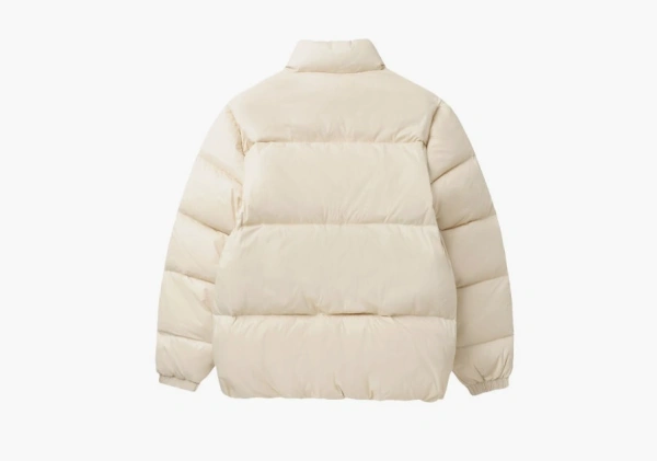 Carhartt WIP Stand Collar Quilted Down Puffer Jacket Apricot 