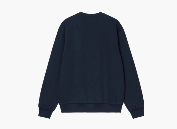 Carhartt WIP Masterpiece Sweatshirt Air Force Blue/Dusty Brown 