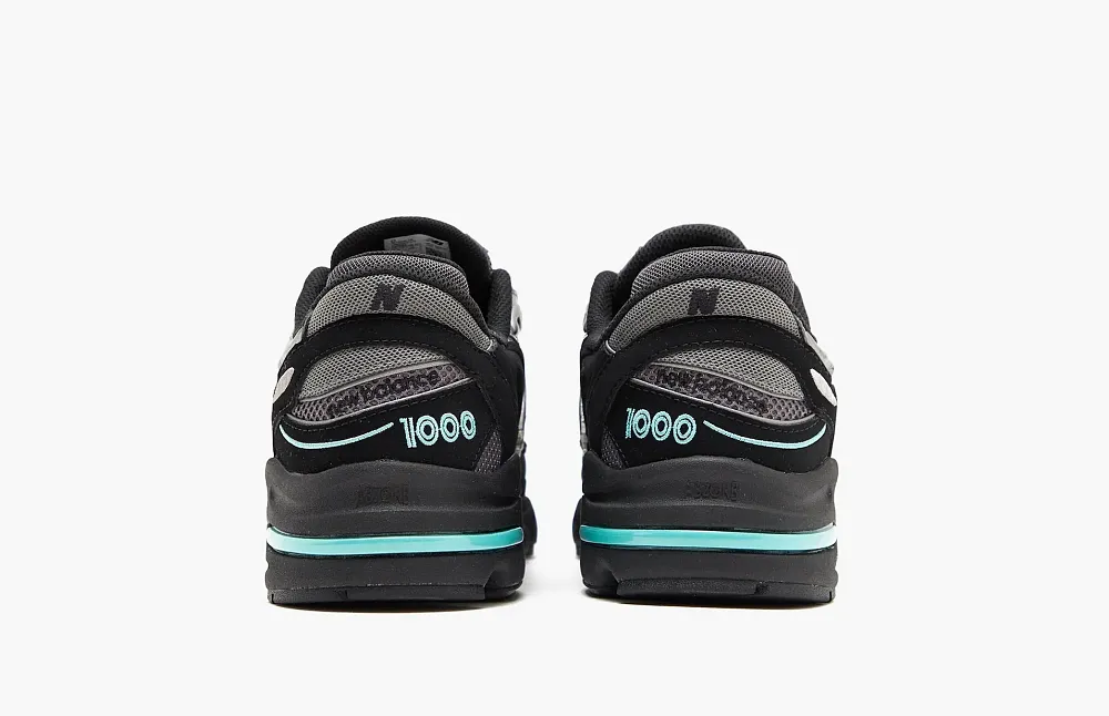 New Balance 1000 Black Teal JD Exclusive