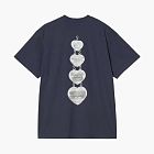 Carhartt WIP Hartt Chain Heart T-Shirt Navy