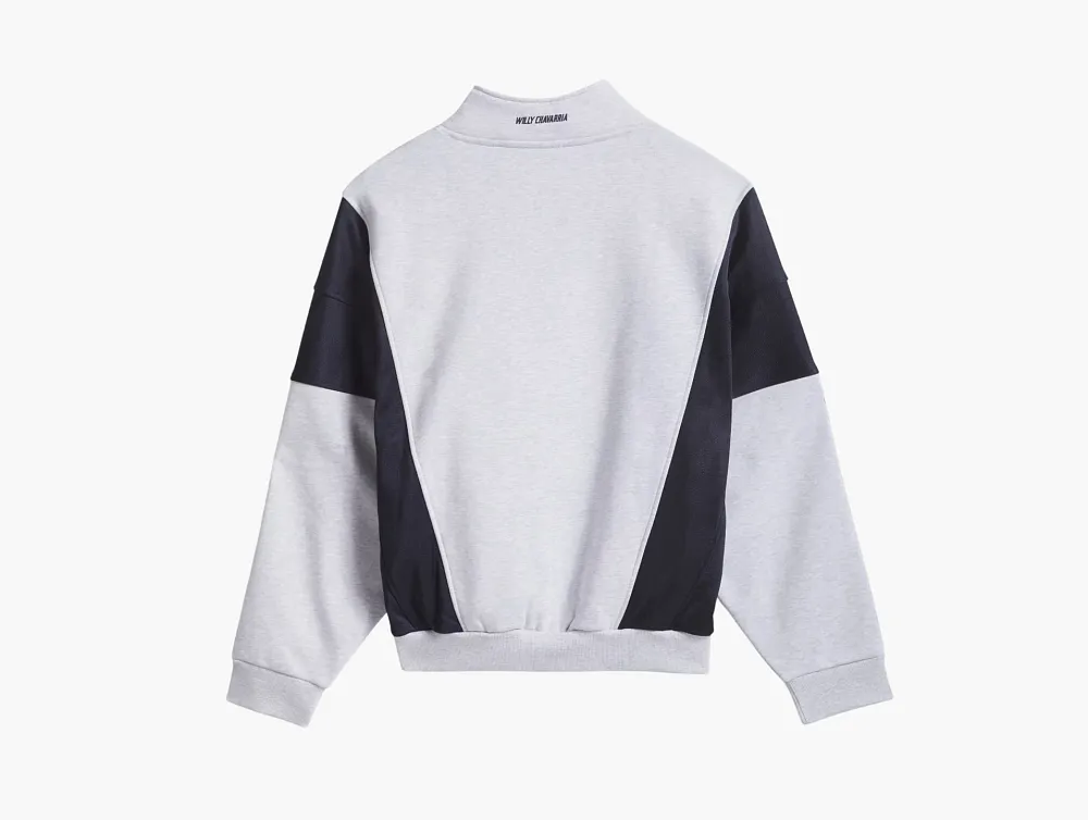 Adidas Originals x Willy Chavarria Watsonville Mockneck Sweater Light Grey Heather/Legend Ink
