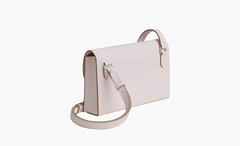 Hermès Snap Cow Leather Shoulder Bag Light Purple