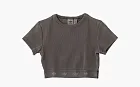 Adidas Rib SS Top T-Shirt Grey