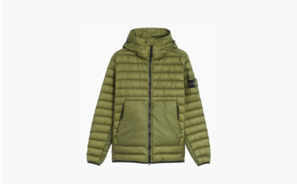 Stone Island Real Down Jacket "Olive"  Stone Island Real Down Jacket "Olive"