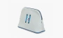 HERMES Bolide handbag in Cotton Cyan Blue & Gray 
