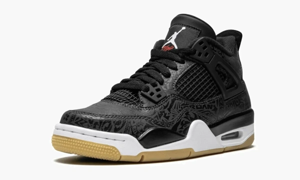 Air Jordan 4 Retro SE GS Laser Black / Gum 